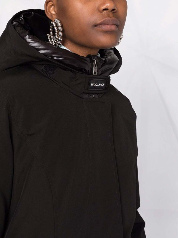 The Best Shops WOOLRICH: 膝丈コート - 黒