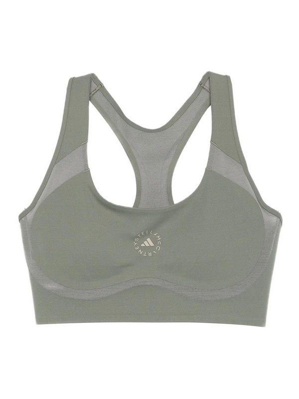 ADIDAS BY STELLA MCCARTNEY: Tops y camisetas sin mangas - Top - Gris