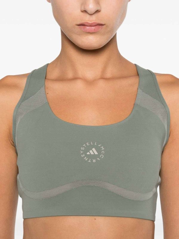 ADIDAS BY STELLA MCCARTNEY: Tops y camisetas sin mangas online - Top - Gris