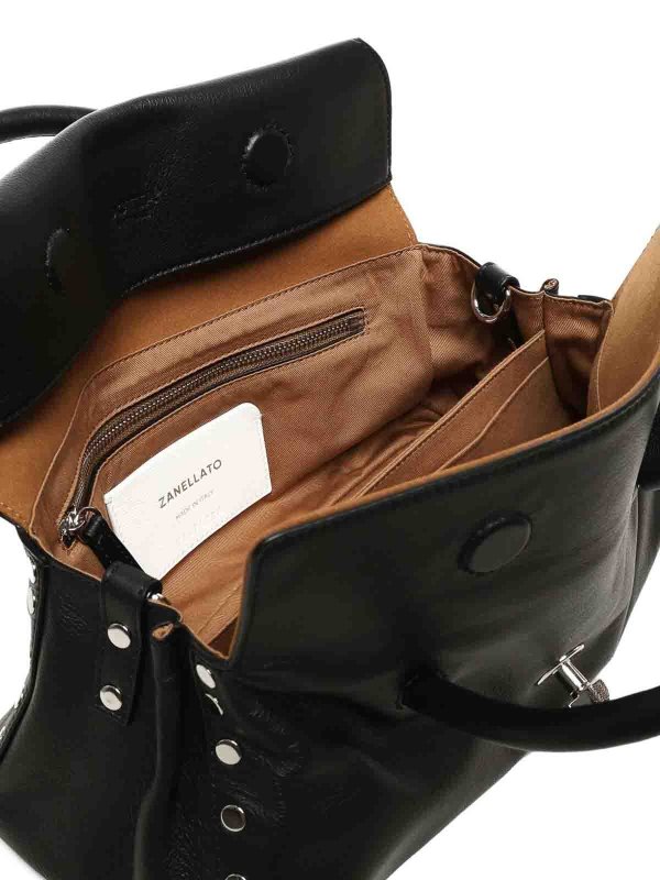 The Best Shops ZANELLATO: totes bags - Black bag