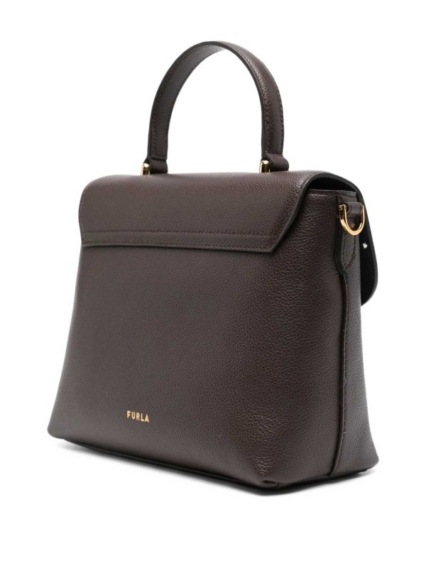 トートバッグ - ダークブラウン shop online: FURLA