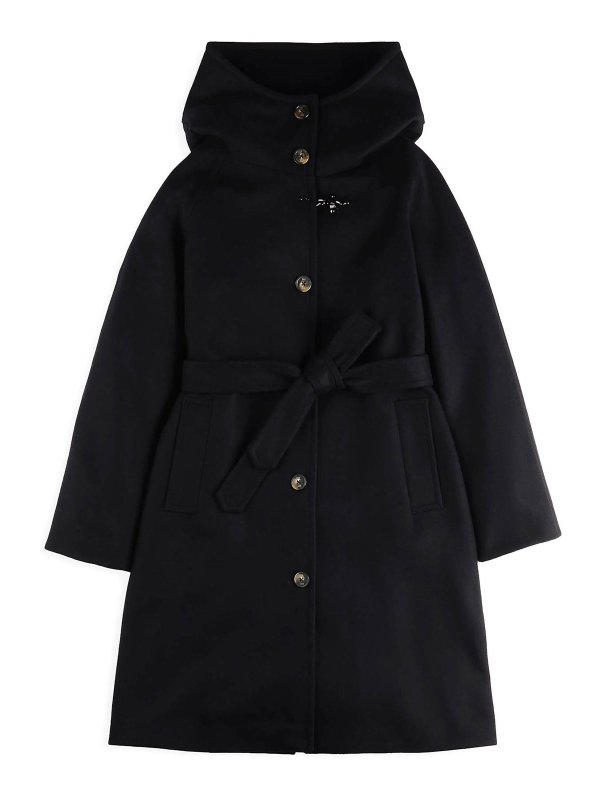 FAY: Knielange Mäntel - Knielanger Mantel - Blau