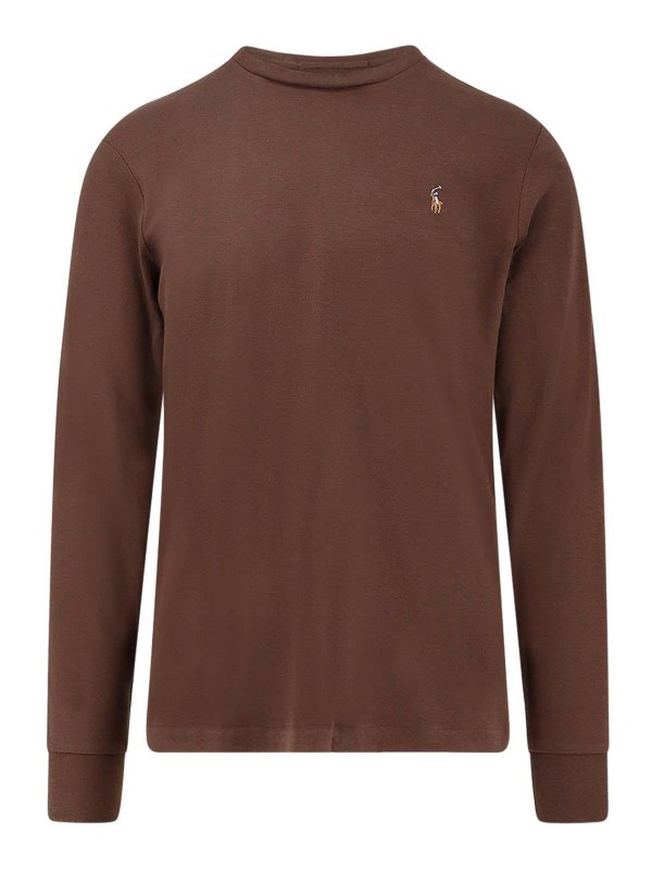 POLO RALPH LAUREN: Camisetas - Camiseta - Marrón