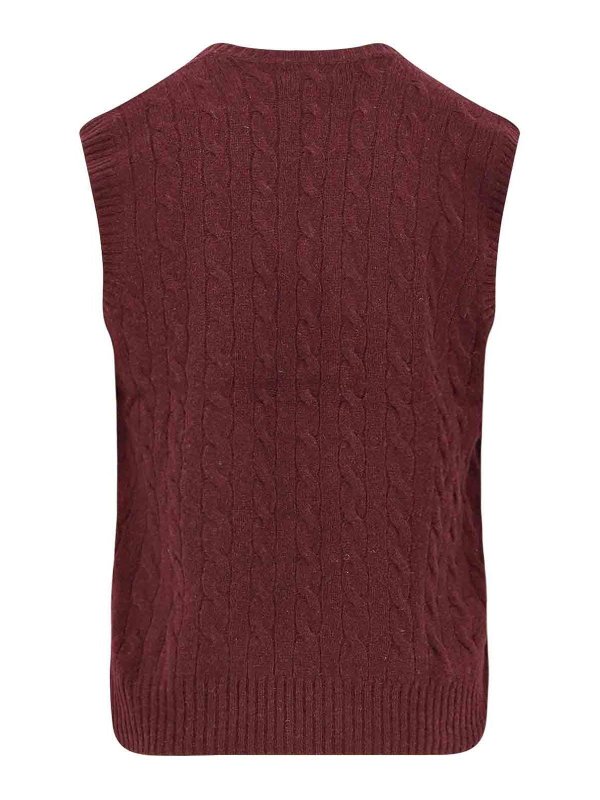 POLO RALPH LAUREN: Chalecos  online - Chaleco - Rojo Oscuro