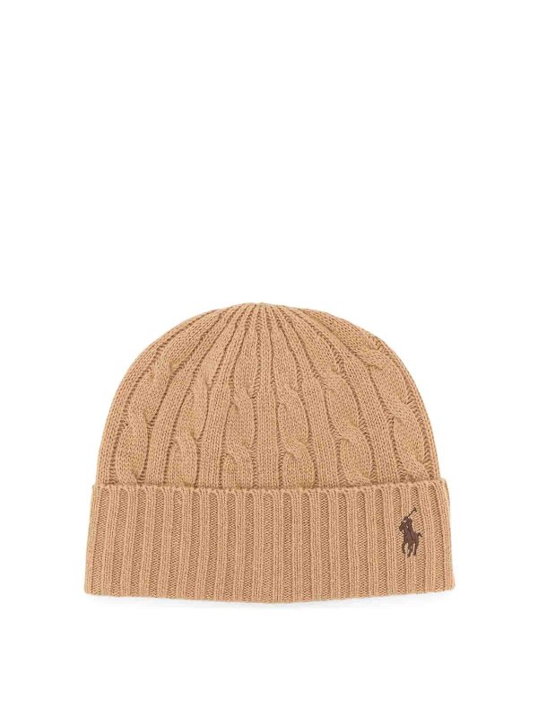POLO RALPH LAUREN: Bonnets - Bonnet - Camel