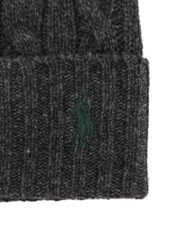 The Best Shops POLO RALPH LAUREN: berretti - Cappello Beanie in Misto Lana un trecce