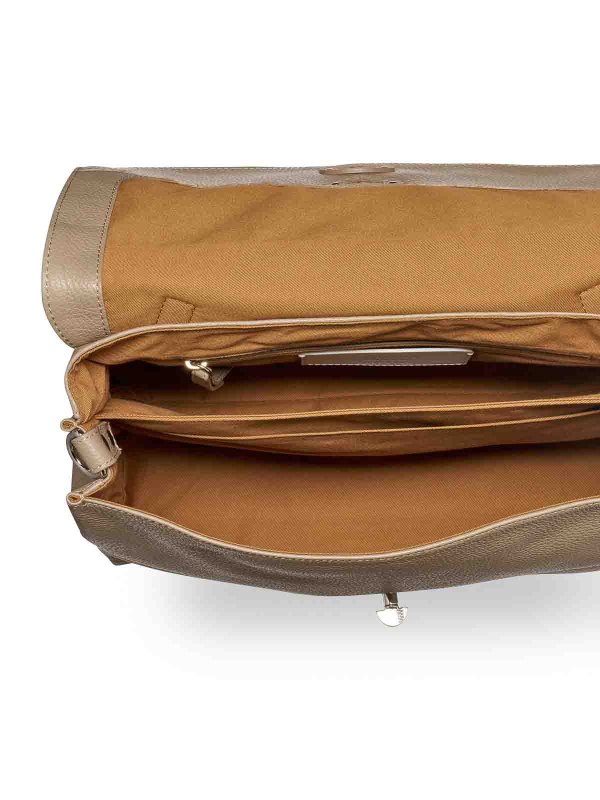 Postcase shoulder bag M in leather shop online: ZANELLATO