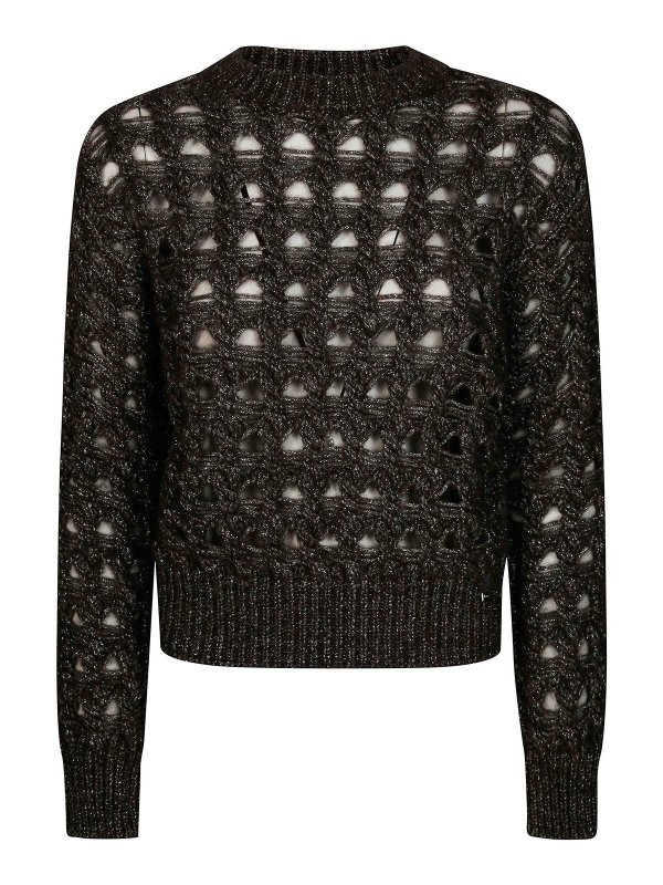 HERNO: Pull col rond - Pull Col Rond - Marron