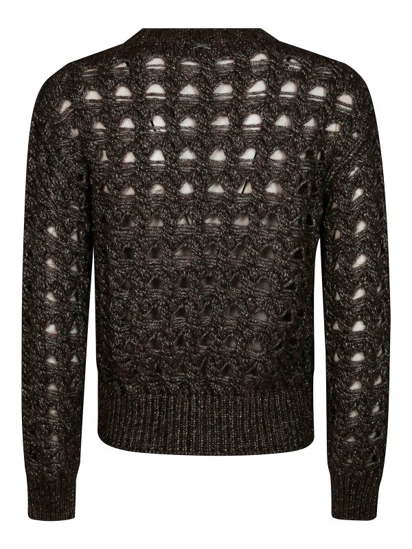 HERNO: Pull col rond online - Pull Col Rond - Marron