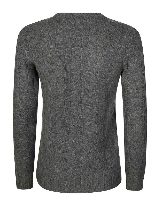 POLO RALPH LAUREN: maglia collo rotondo online - Julianna Maglia Girocollo A Trecce