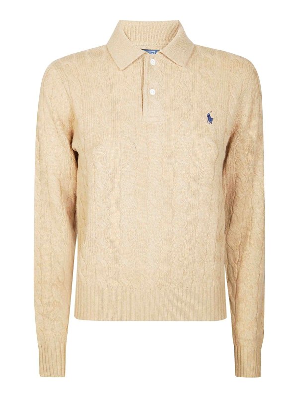 POLO RALPH LAUREN: ポロシャツ - ポロシャツ - ベージュ