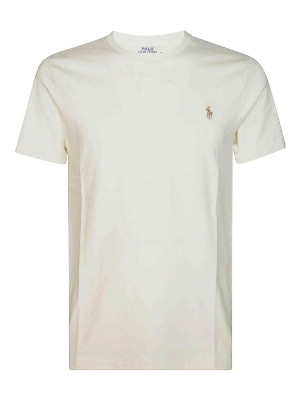 POLO RALPH LAUREN: T-shirts - T-Shirt - Weiß