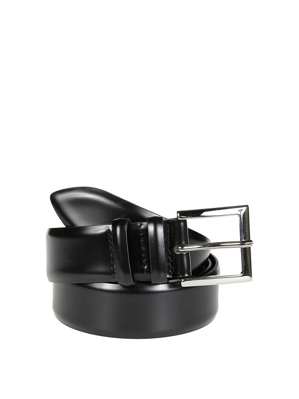 ORCIANI: belts - Classic leather belt 35 cm