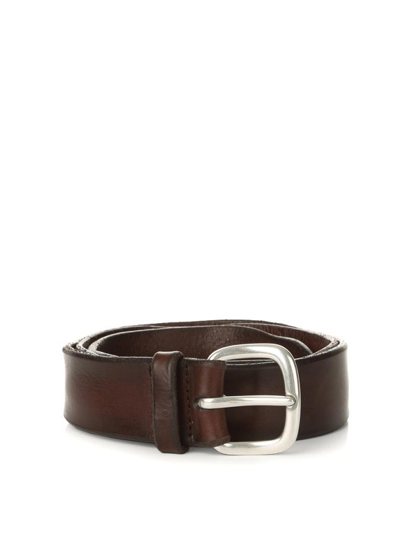 ORCIANI: cinture - Cintura Bull Soft in Cuoio