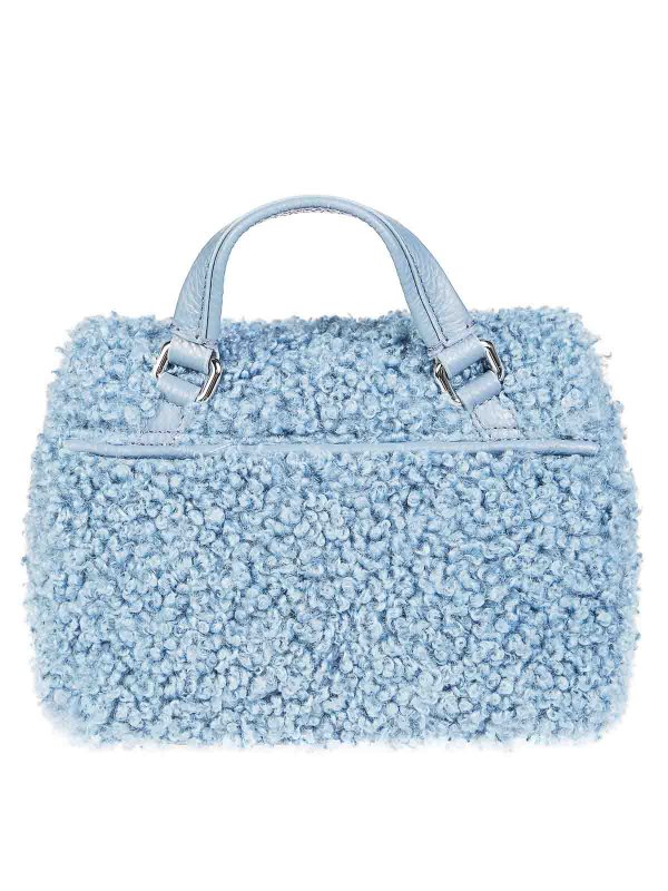 The Best Shops ZANELLATO: Sacs à main - Sac Cabas - Bleu Clair