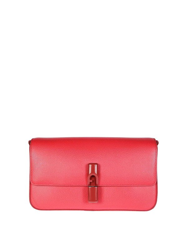 FURLA: クロスボディバッグ - クロスボディバッグ - 赤