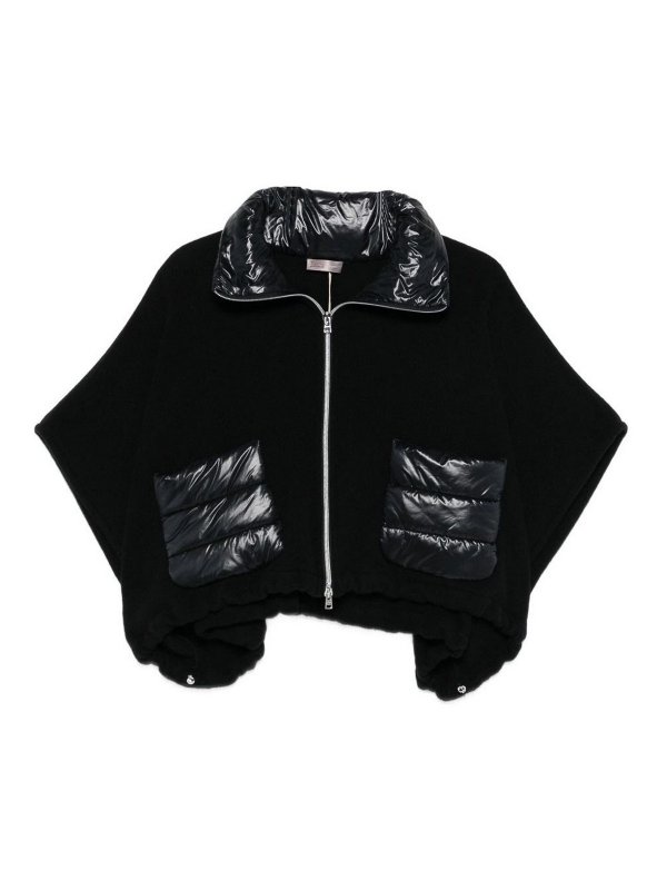 HERNO: Capes &  Ponchos - Short-Sleeved Poncho