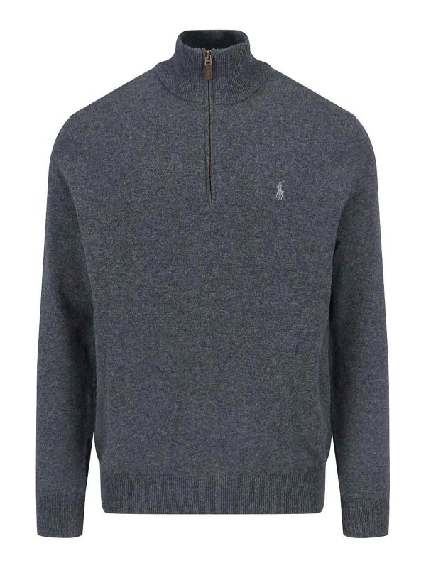 POLO RALPH LAUREN: polo shirts - Logo zip shirt