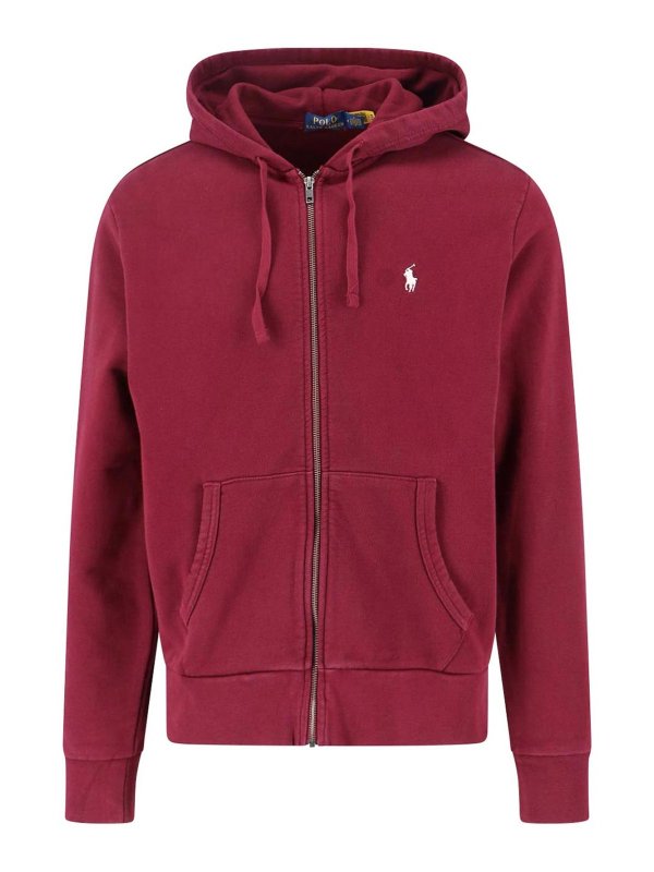 POLO RALPH LAUREN: Sweatshirts & Sweaters - Logo zip sweatshirt