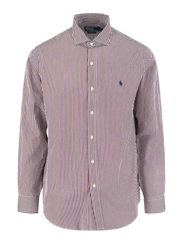 POLO RALPH LAUREN: シャツ - シャツ - 赤