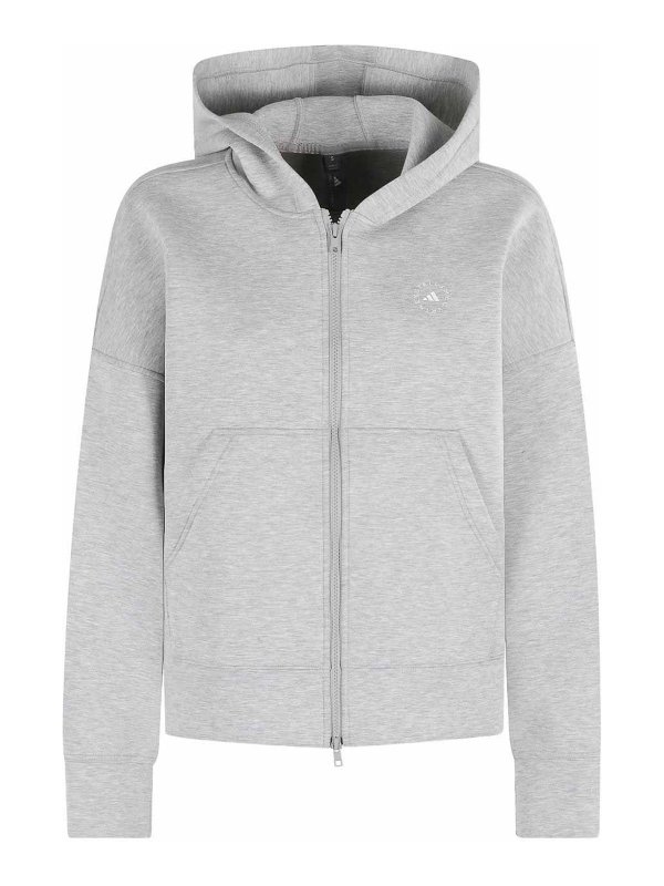 ADIDAS BY STELLA MCCARTNEY: Sudaderas y suéteres - Sudadera - Gris
