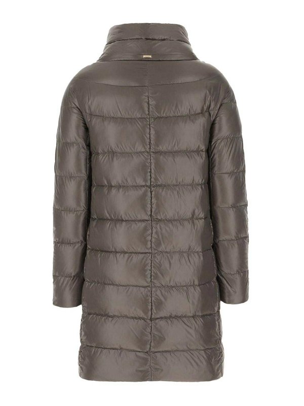 HERNO: padded jackets online - Dora Long Down Jacket