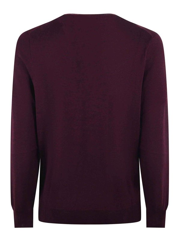 The Best Shops POLO RALPH LAUREN: クルーネック - クルーネック - ダークレッド