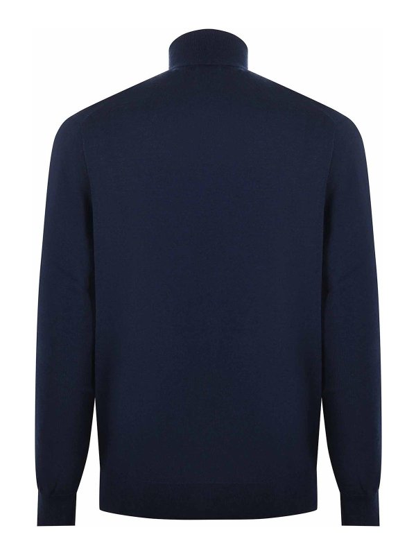 The Best Shops POLO RALPH LAUREN: Strickpullover mit Rundhalsausschnitt - Rundhalspullover - Blau
