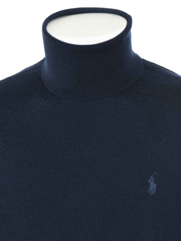 Rundhalspullover - Blau shop online: POLO RALPH LAUREN