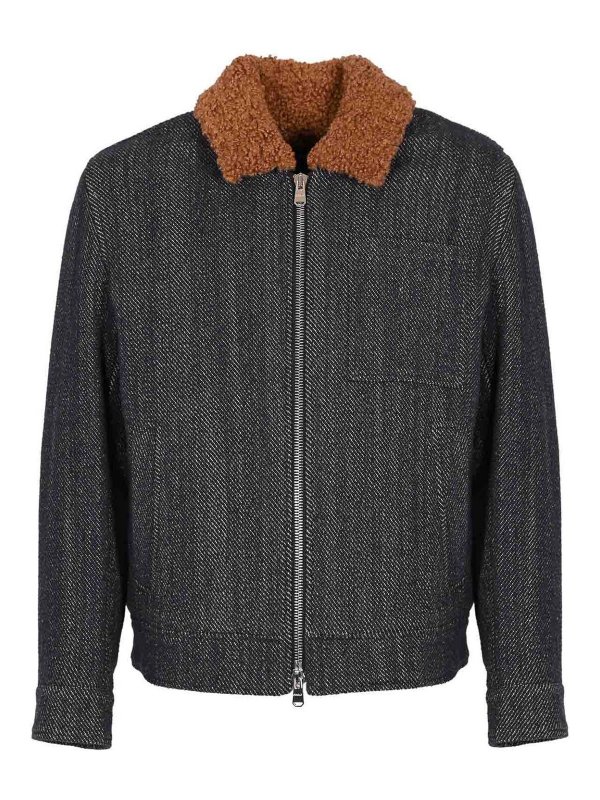 DONDUP: Chaquetas casual - Chaqueta Casual - Lavado Oscuro