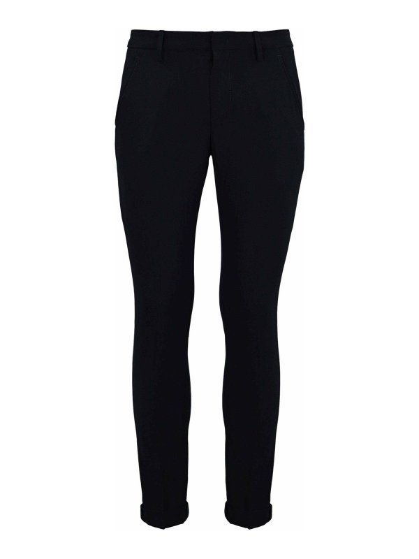 DONDUP: Pantalons élégants - Pantalon Couturier - Bleu Foncé