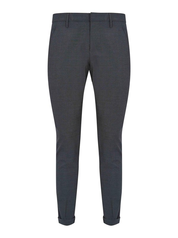 DONDUP: テーラードトラウザー - テーラードパンツ - ダークグレー