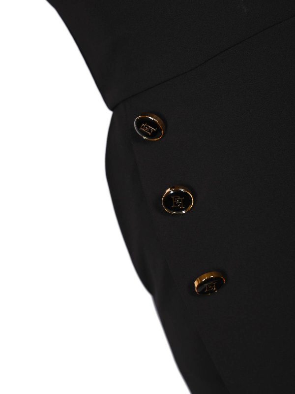 The Best Shops ELISABETTA FRANCHI: knee length dresses - Bustier Dress In Light Crepe