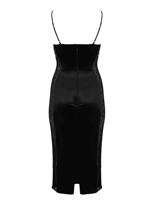 ELISABETTA FRANCHI: Robe longueur genou online - Robe Au Genou - Noir