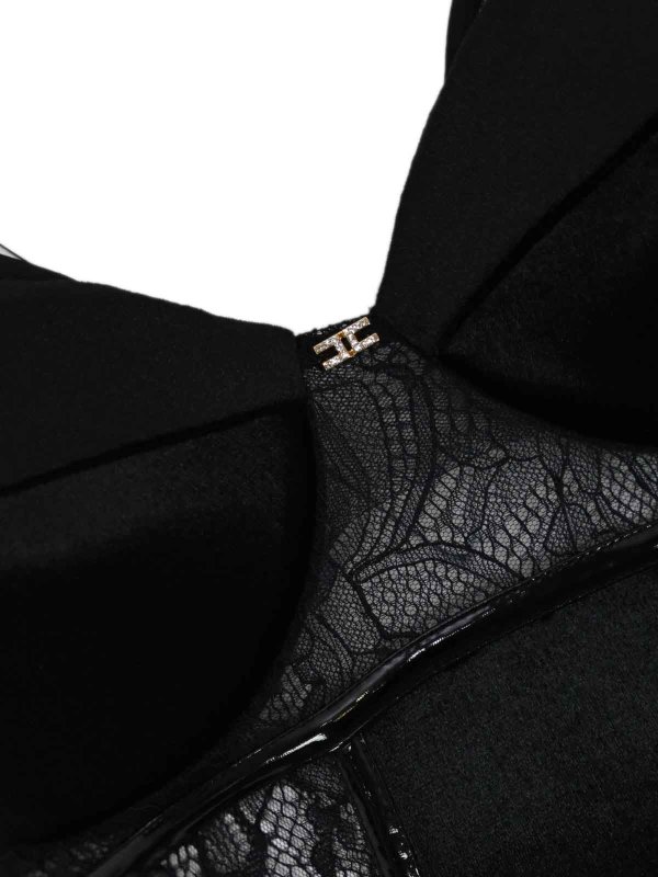 The Best Shops ELISABETTA FRANCHI: Robe longueur genou - Robe Au Genou - Noir