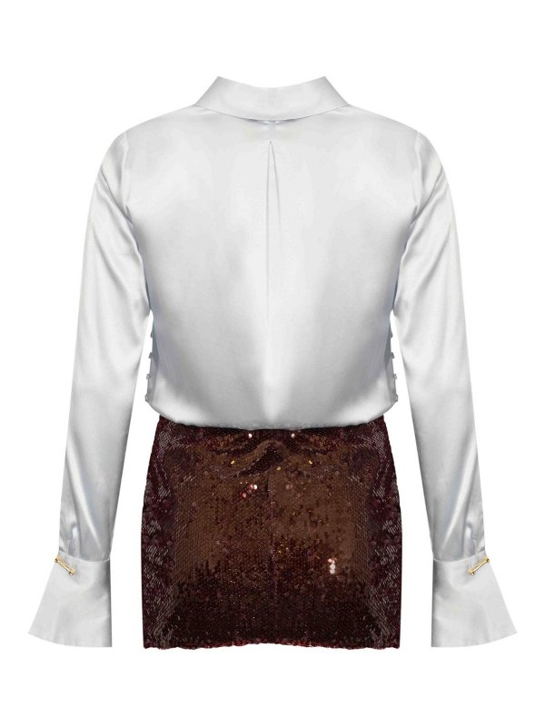 ELISABETTA FRANCHI: Robe longueur genou online - Robe Au Genou - Noir