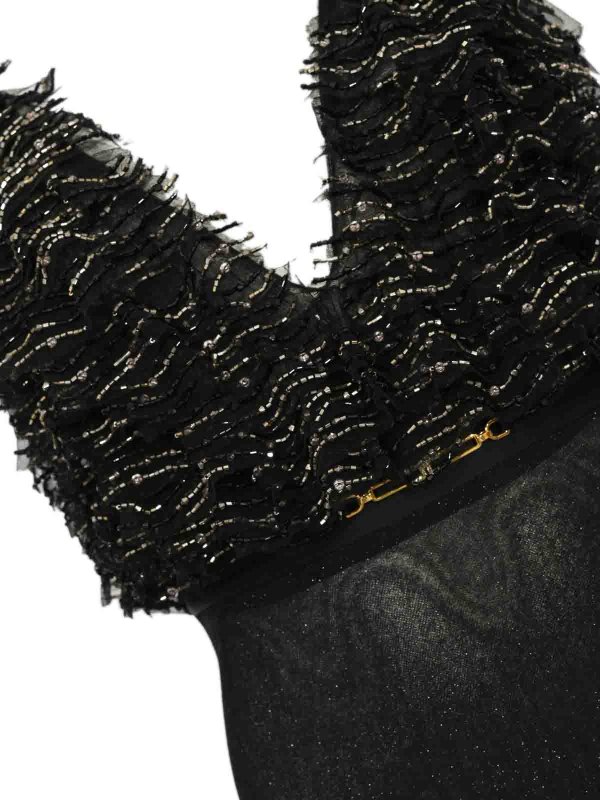 The Best Shops ELISABETTA FRANCHI: evening dresses - Red Carpet Dress In Tulle