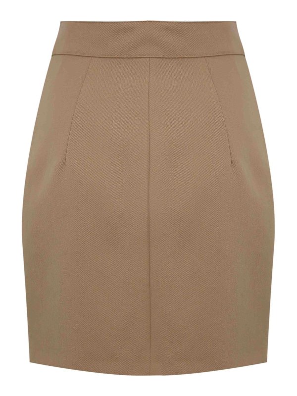 ELISABETTA FRANCHI: ミニスカート online - ミニスカート - ベージュ