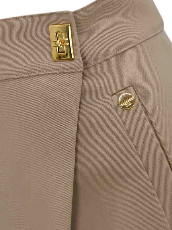 The Best Shops ELISABETTA FRANCHI: ミニスカート - ミニスカート - ベージュ