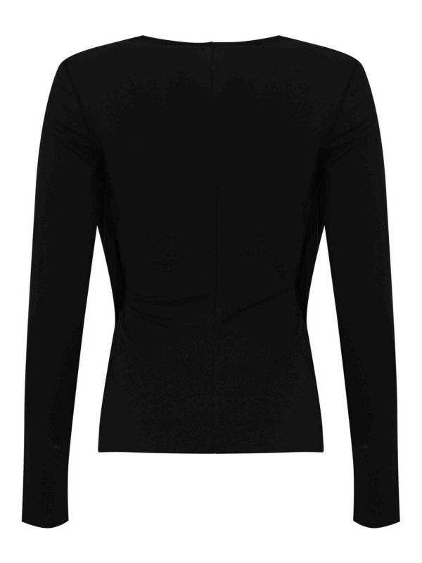 ELISABETTA FRANCHI: クルーネック online - クルーネック - 黒