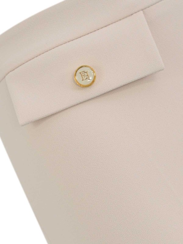 The Best Shops ELISABETTA FRANCHI: casual trousers - Double Crepe Trousers