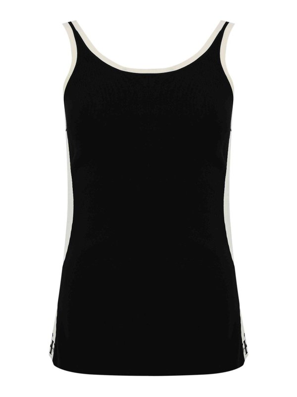 ELISABETTA FRANCHI: Tops & Débardeurs - Top - Orange