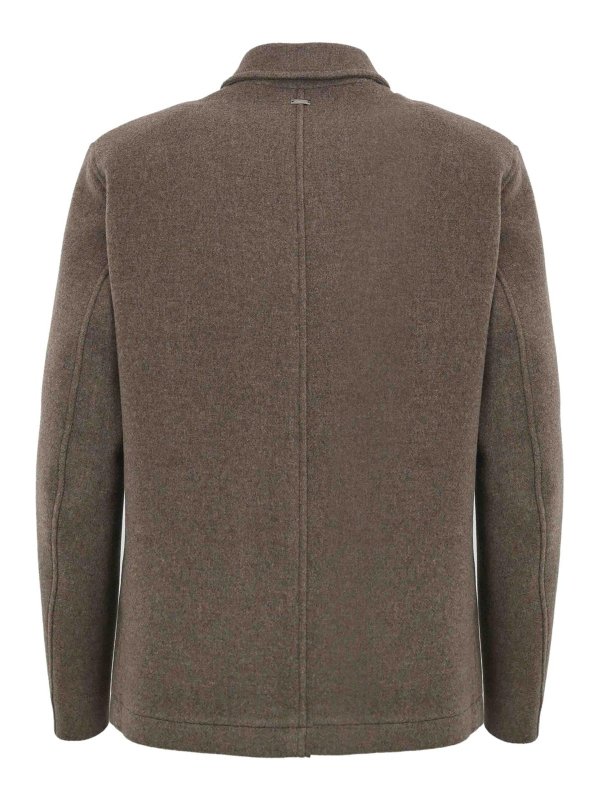 HERNO: casual jackets online - Field Jacket In Recycled Wool