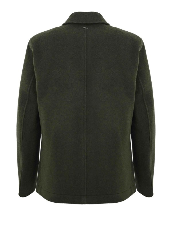 HERNO: camicie online - Giacca da campo in lana riciclata