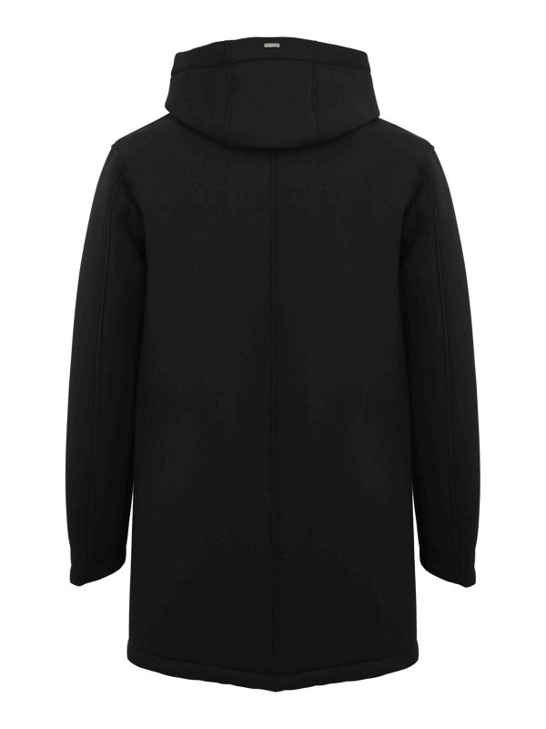 HERNO: parkas online - Long Parka In 3 Layer Scuba