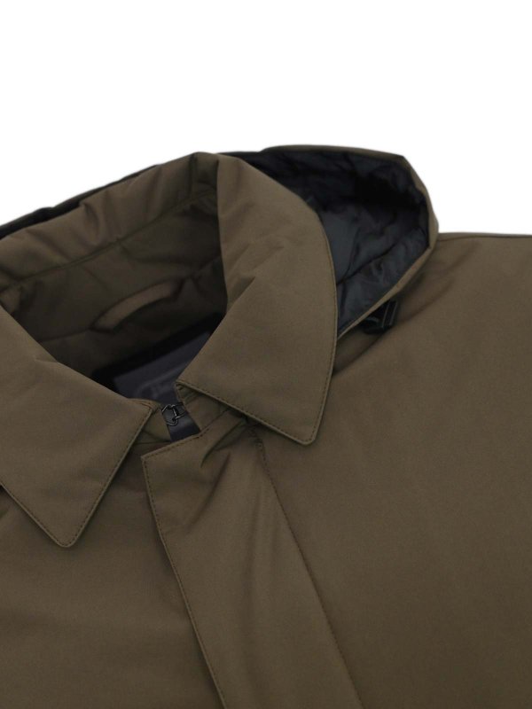 The Best Shops HERNO: parka - Long Parka in 2 strati Windstopper