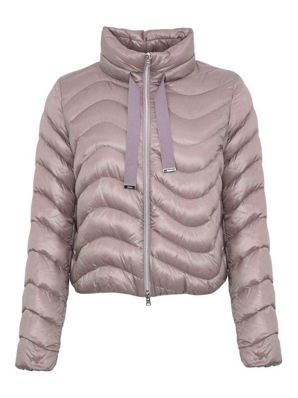 HERNO: padded jackets - Short Ultralight Nylon Down Jacket