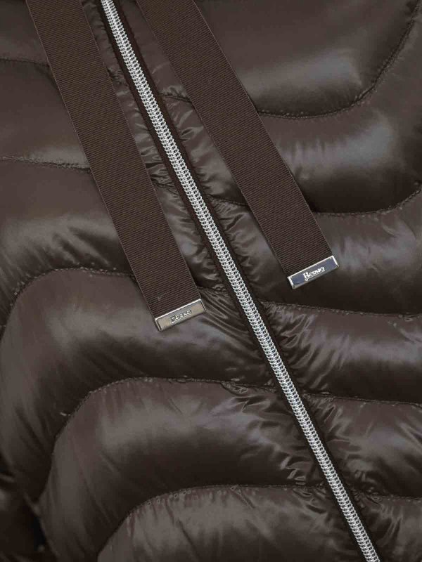 The Best Shops HERNO: Vestes-rembourrees - Blouson Rembourré - Marron Foncé