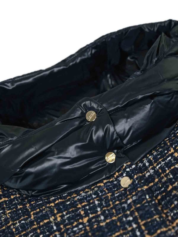 The Best Shops HERNO: parkas - Parka In Tweed And Ultralight Nylon