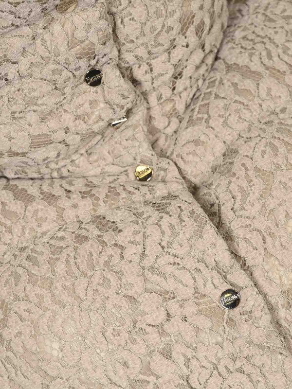 The Best Shops HERNO: padded jackets - Floral Lace Down Jacket